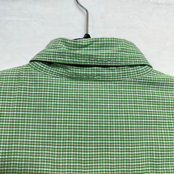 Wrangler Hero Green Check Men's Short Sleeve Buttoned Shirt Size XL‎ Large Woven - Picture 8 of 12